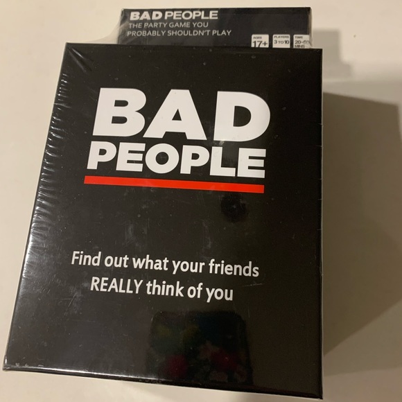 Bad People Card Game w Expansion Pack - Picture 1 of 8